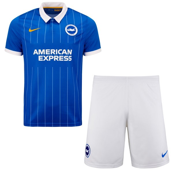 Camiseta Brighton Primera Equipo Niños 2020-21 Azul